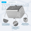 Алюминиевый топливный бак (аналог 65205-1101010-25) 400 л. с патрубком G1 (650х700х980)
